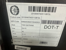 Load image into Gallery viewer, TSW WATKINS 20x10 ET40 5x112 Double Black Matte Gloss Face